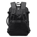 Arctic Hunter (B00865) 3-in-1 Convertible Laptop Backpack, 37L Expandable Waterproof Travel & Business Bag, Fits 15.6” Laptop, USB Charging Port, Black