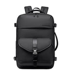 Arctic Hunter (B00865) 3-in-1 Convertible Laptop Backpack, 37L Expandable Waterproof Travel & Business Bag, Fits 15.6” Laptop, USB Charging Port, Black