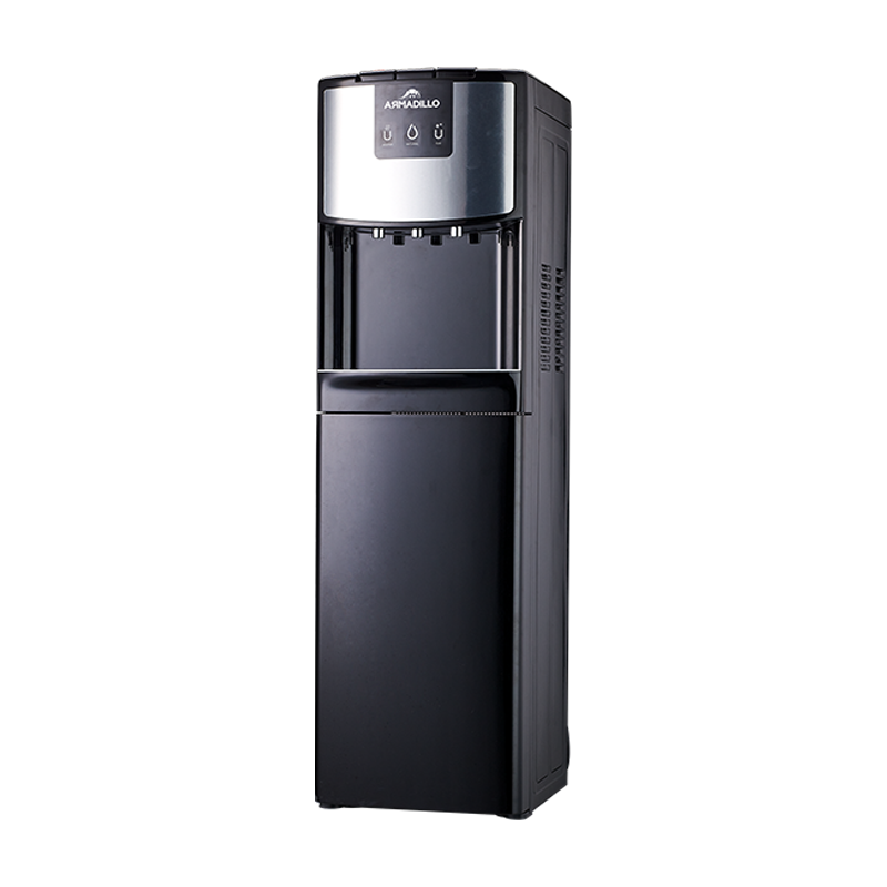Armadillo Water Dispenser 3-Tap with Cabinet - Without Pump - Black (ARM-WDS-CAB-BK-0003)