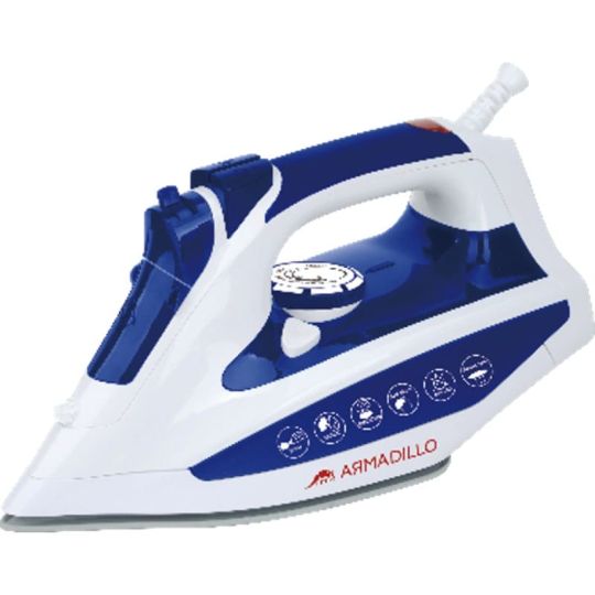 Armadillo Steam Iron 2200 Watt Ceramic Base ARM-SDA-IRN-BLU-0000 - Blue