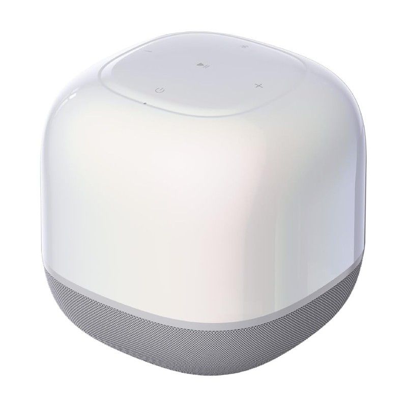 Baseus AeQur V2 Portable Wireless TWS Speaker, Powerful Bass - Moon White