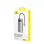 Baseus Metal Gleam Series 4K 60Hz Clarity 7-Port USB-HUB Space Grey