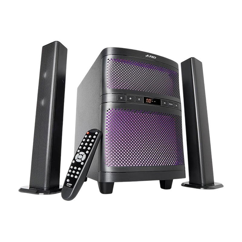 F&D T200X Bluetooth Subwoofer Speaker System - 70W - Remote Control - Black