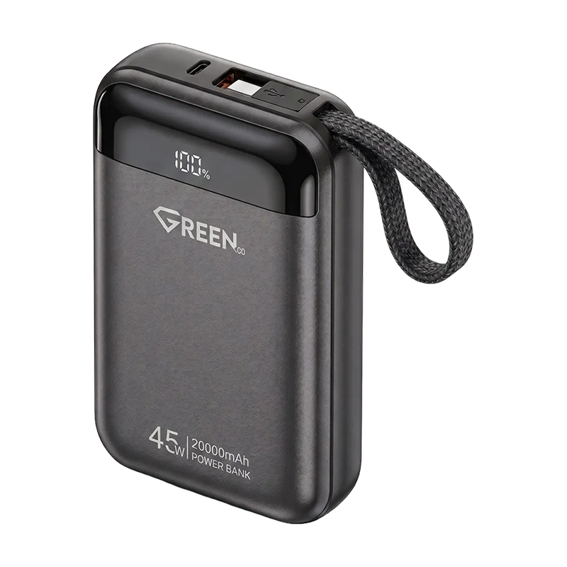 Green GE-PB046 20000mAh Power Bank - 45W - Black