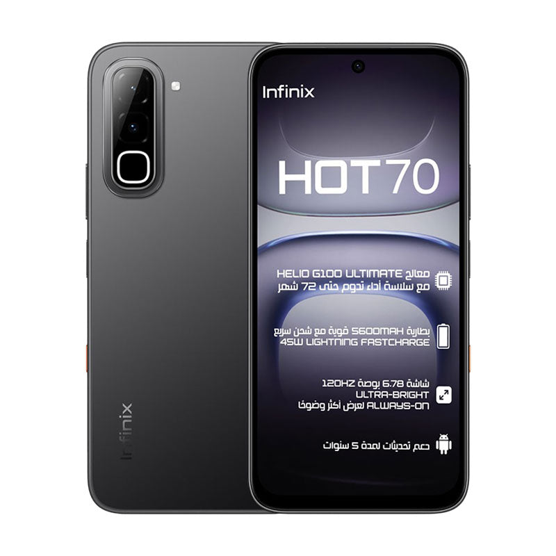 Infinix Hot 70 - 256GB Storage - 8GB RAM - 4G Connectivity -Night Pulse