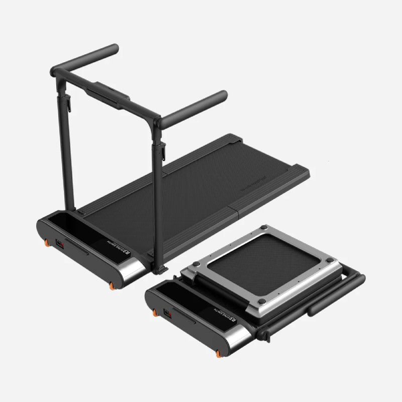 KINGSMITH R3 Hybrid Plus Foldable Treadmill - Smart Walking & Running Machine - Compact Design - Black