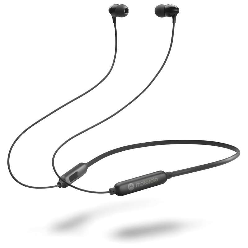 Motorola Wireless Sport Neckband Earphone - MOTO SP106 - Black