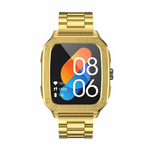 SIA SW7001 Smart Watch – Gold | Bluetooth Fitness Tracker & Heart Rate Monitor