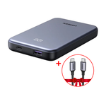 UGREEN PB507 Power Bank 10000mAh 20W Two Ways Fast Charging + UGREEN USB-C to USB-C ROUND CABLE (60w) Braided
