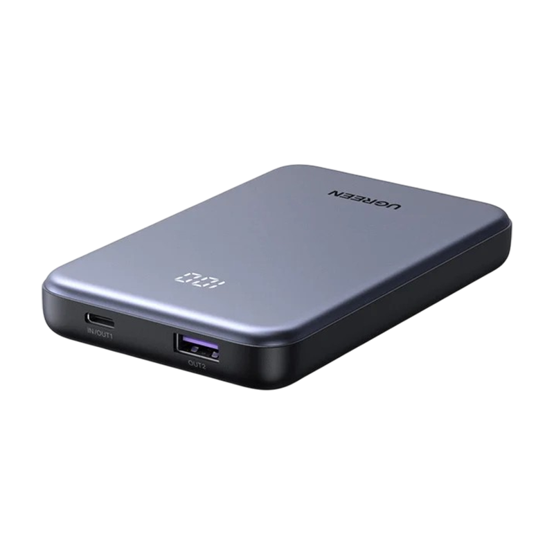 UGREEN PB507 Power Bank 10000mAh 20W Two Ways Fast Charging + UGREEN USB-C to USB-C ROUND CABLE (60w) Braided