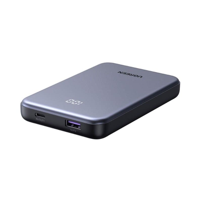 UGREEN PB507 Power Bank 10000mAh 20W Two Ways Fast Charging - Gray 