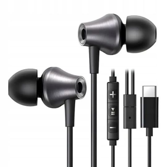 UGREEN In-Ear Earphones USB-C Connector Wired Headphones with Mic - Black