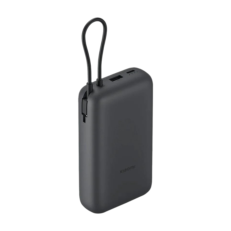 Xiaomi Wired USB-C + USB-A Power Bank With Built in USB-C Cable - 20000 mAh